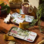 Caskata Winter Birchwood Coasters, Set of 4