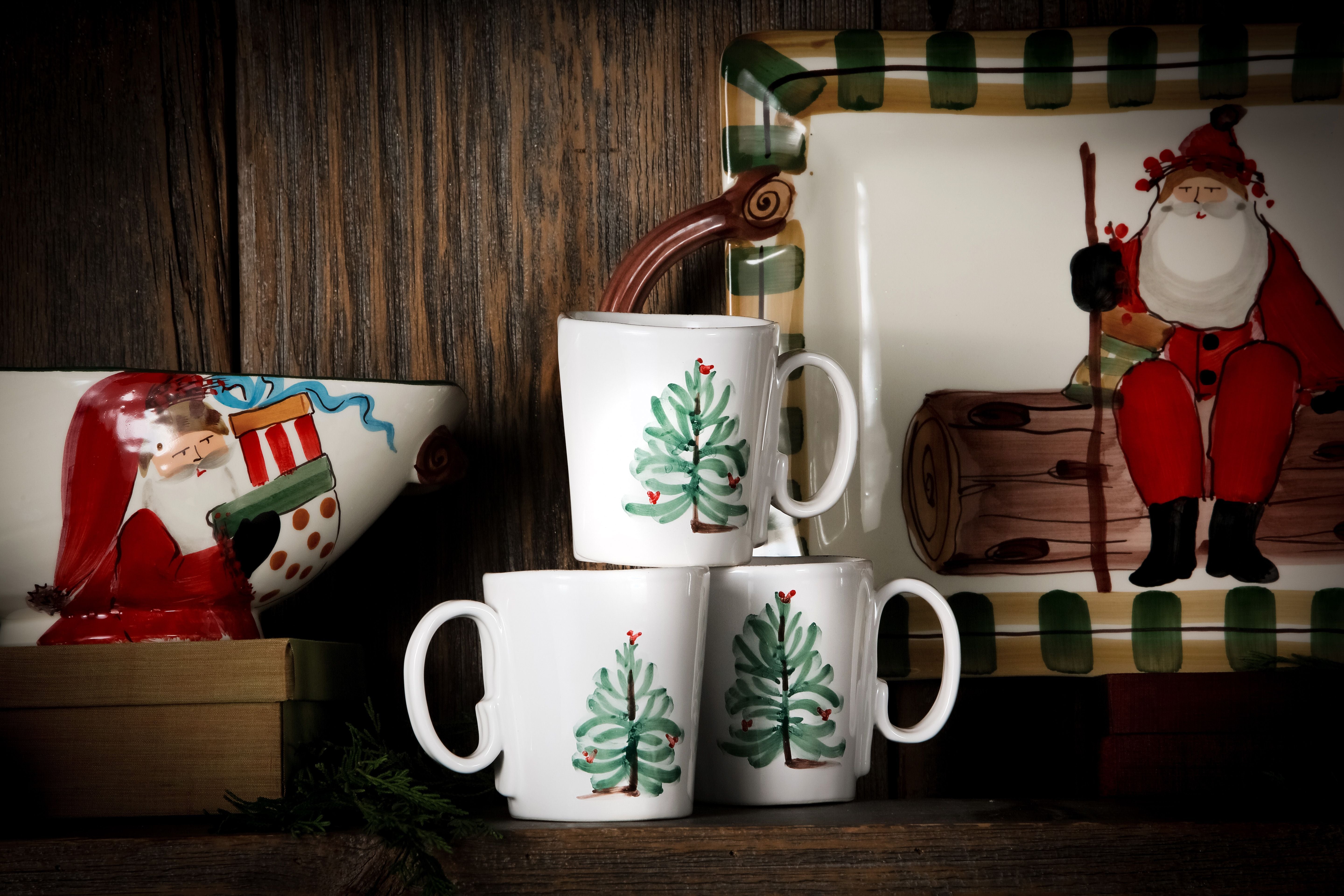 Vietri Lastra Holiday Mug