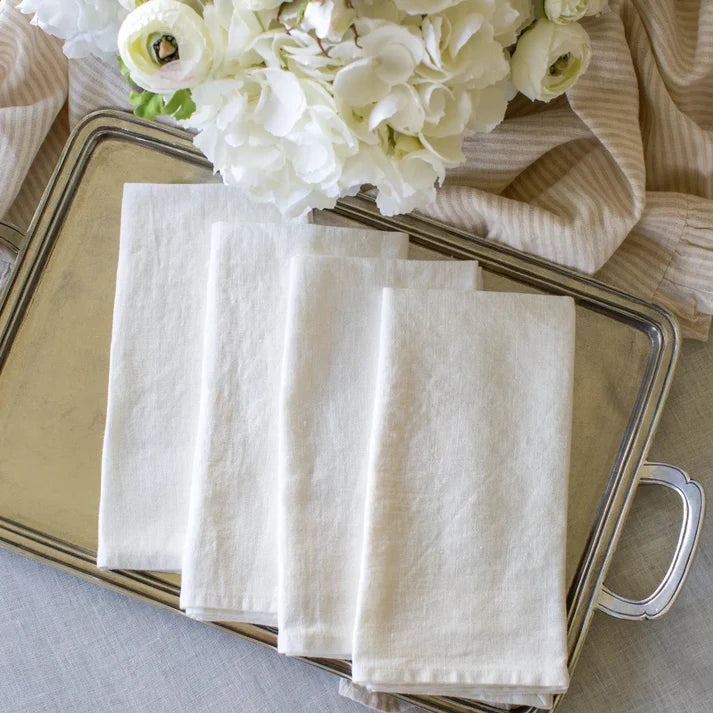 Washed Linen Napkins, Set of 4