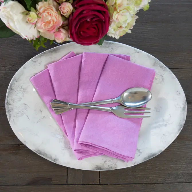 Washed Linen Napkins, Set of 4