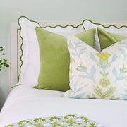 Petal Garden Linen Decorative Pillow, More Sizes