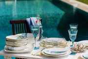 Elba's Fish Assorted Fish Salad Plates, Set of 4 Asst