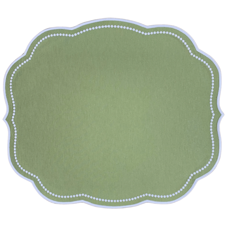 Charlotte Placemat - Sage, Set of 4