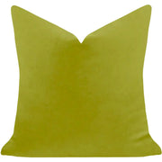 Green Solid Velvet Pillow, More Sizes