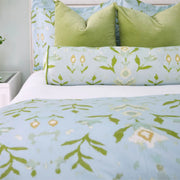 Petal Garden Aqua Duvet Cover, New!