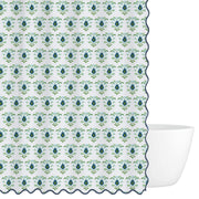 Rosemary White Shower Curtain, New!