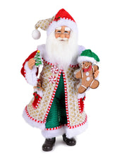 Whimiscal Gingerbread Santa