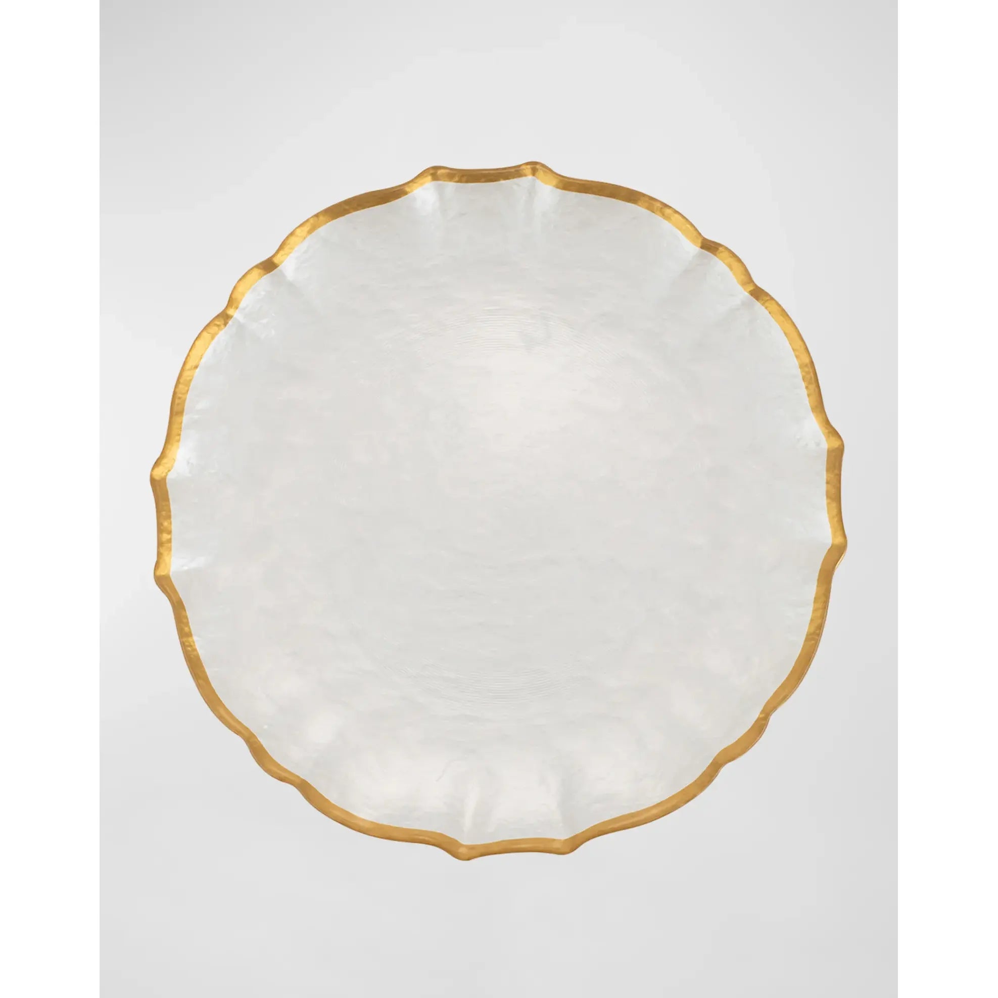 Baroque Glass Dinner Plate