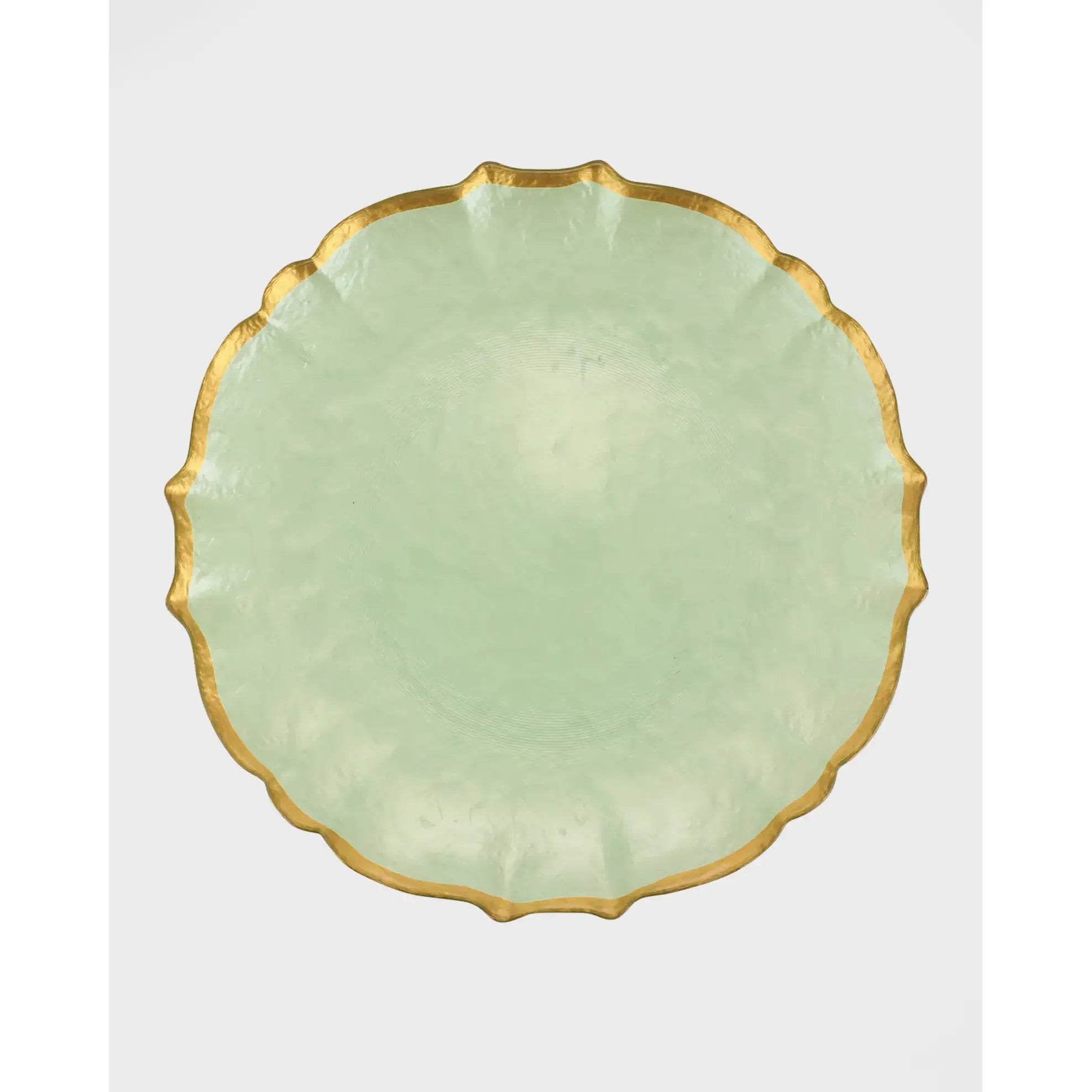 Baroque Glass Dinner Plate