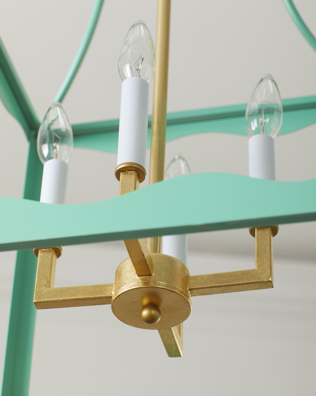Sea Green Sylvie Lantern Chandelier