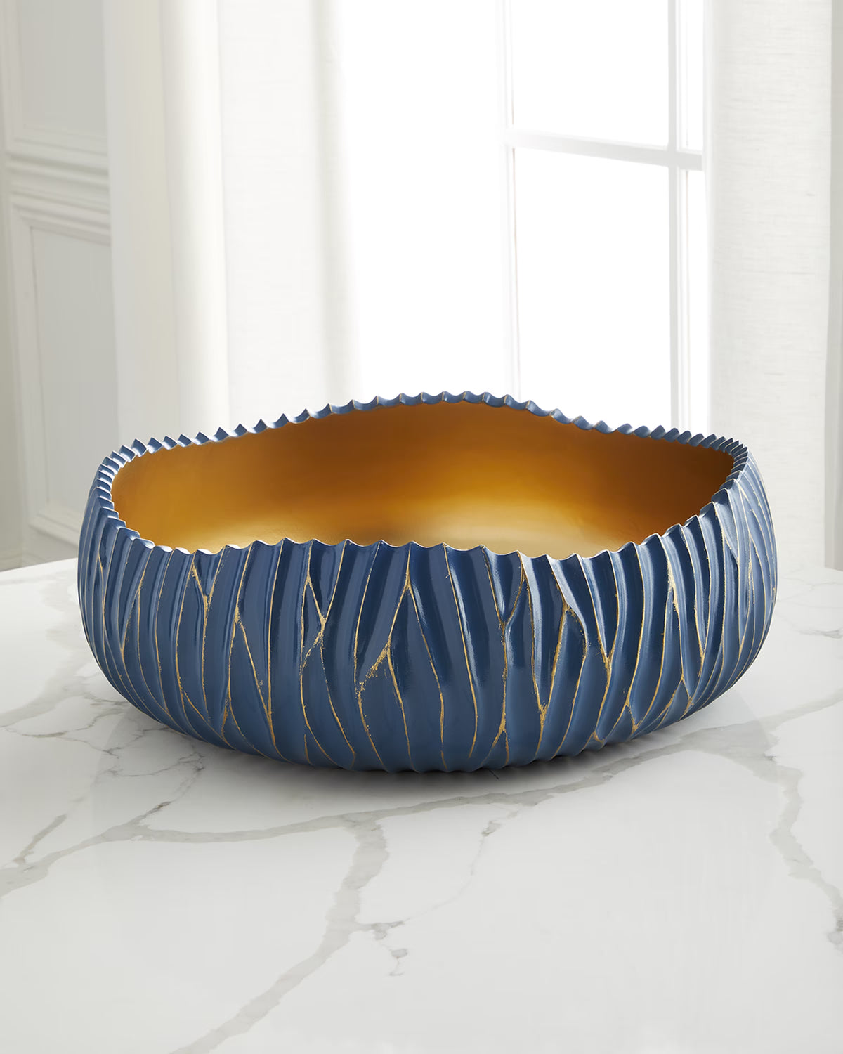 Dana Decorative Bowl, Parisian Blue
