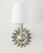 Star Antique Nickel Wall Sconce