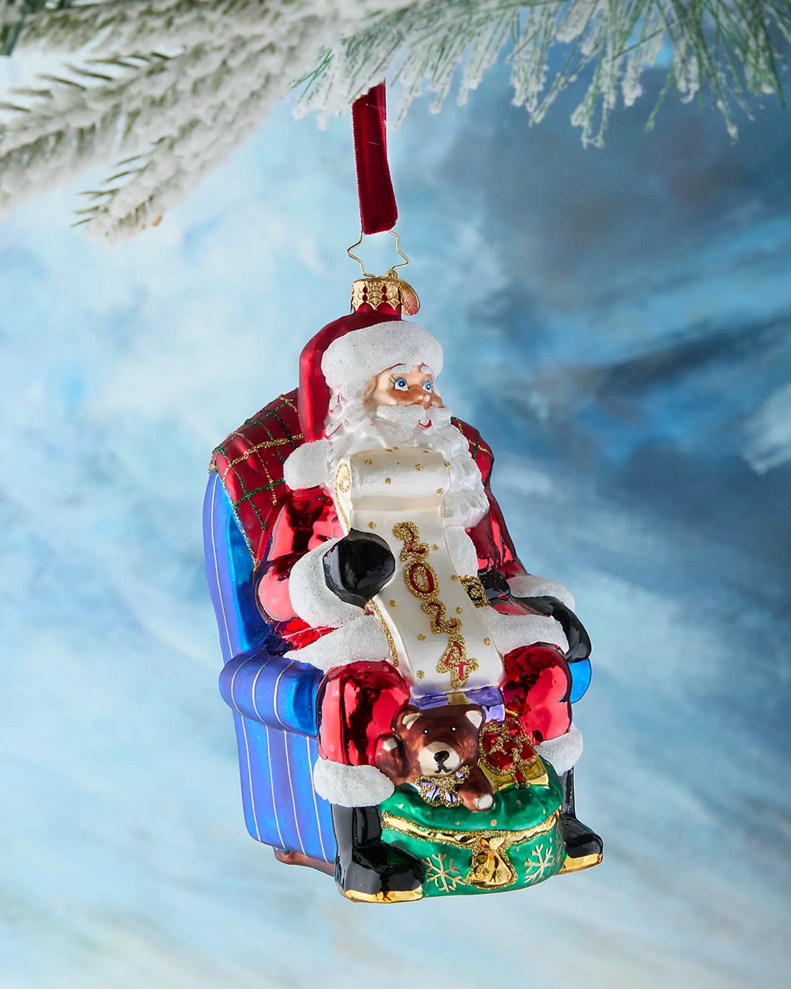 Santa's 2024 Checklist Chair