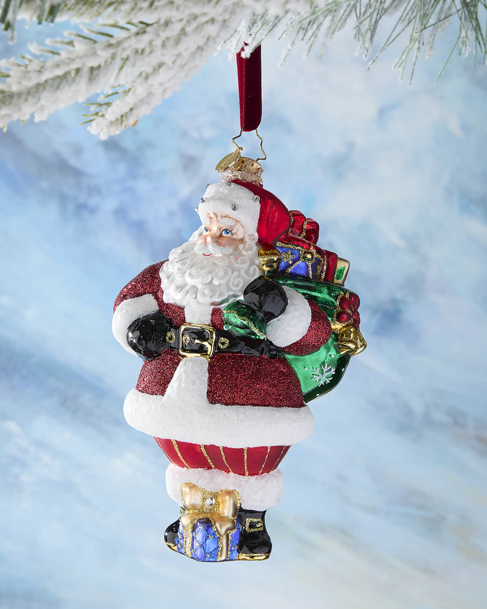 Starlit Holiday Delivery Chrismas Ornament