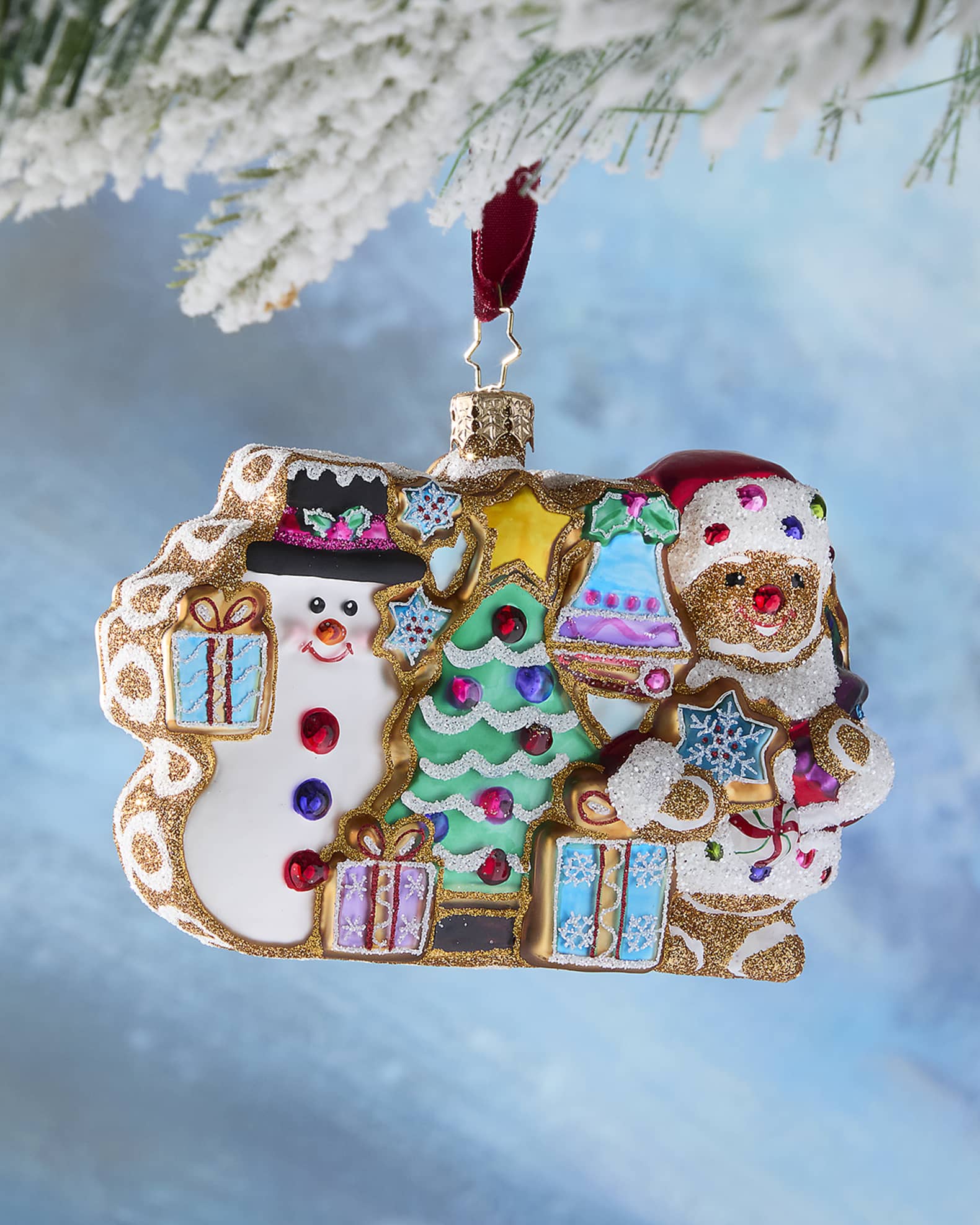 Frosted Friends Christmas Ornament