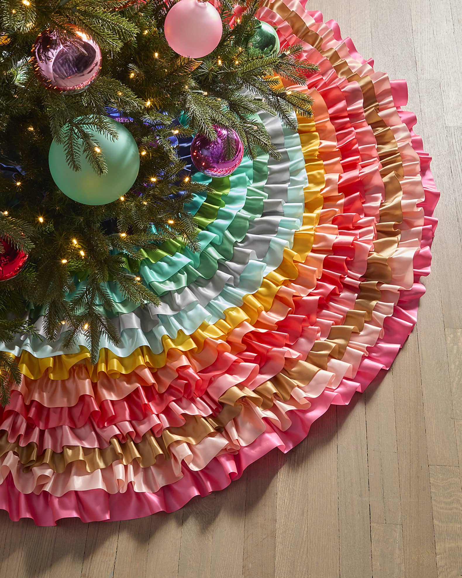 Rows of Ruffles Tree Skirt