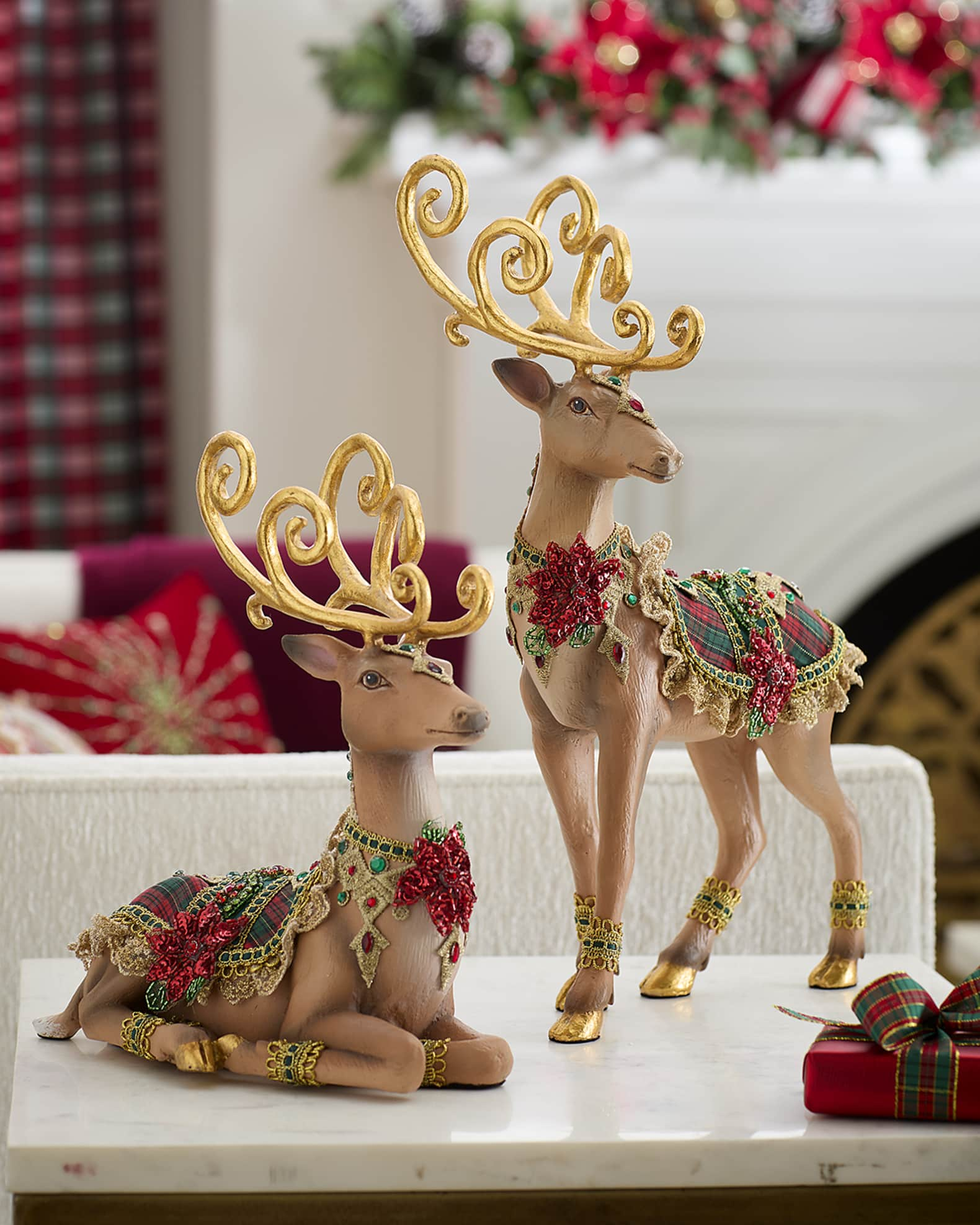 Holiday Magic Deer, Set of 2 Asst