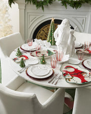 Pietra Natale Figural Santa Platter