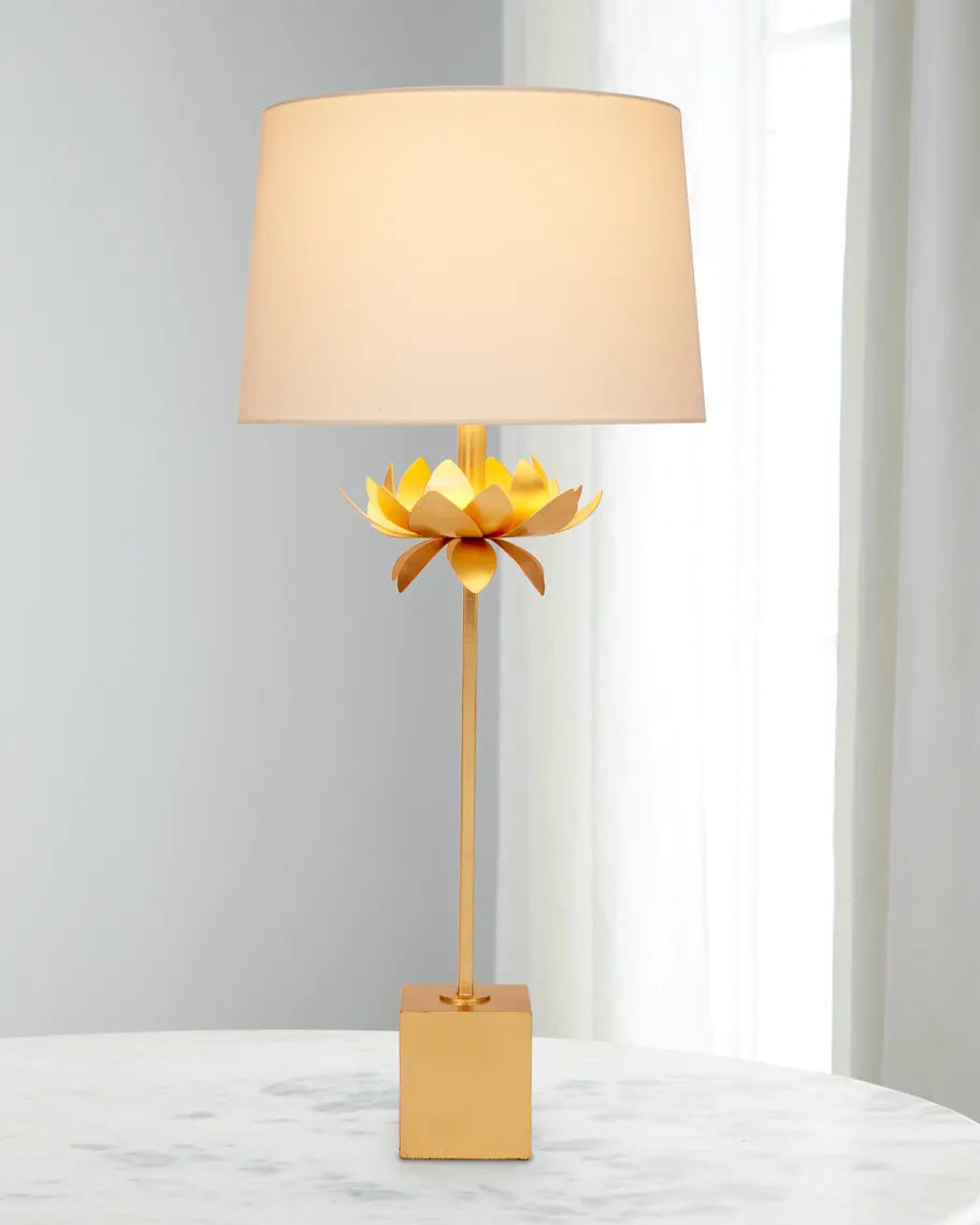 Mallory Gold Leaf Buffet Lamp