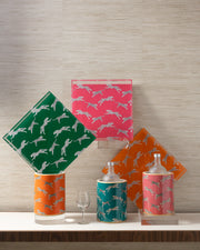 Leaping Cheetah Acrylic Tray