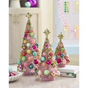Pink Merry and Bright Trees, Set of 3