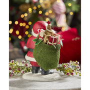 Jolly Retro Santa Claus Figurine