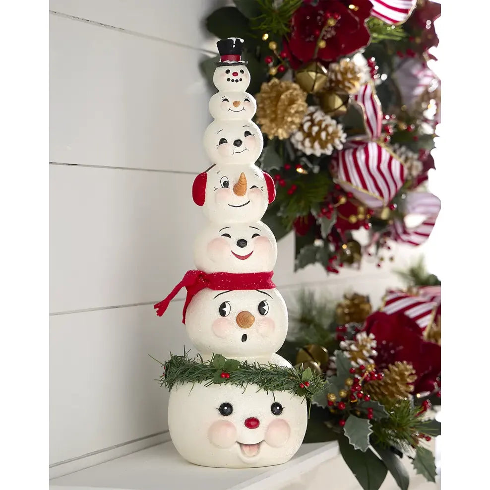 Happy Snowman Stack