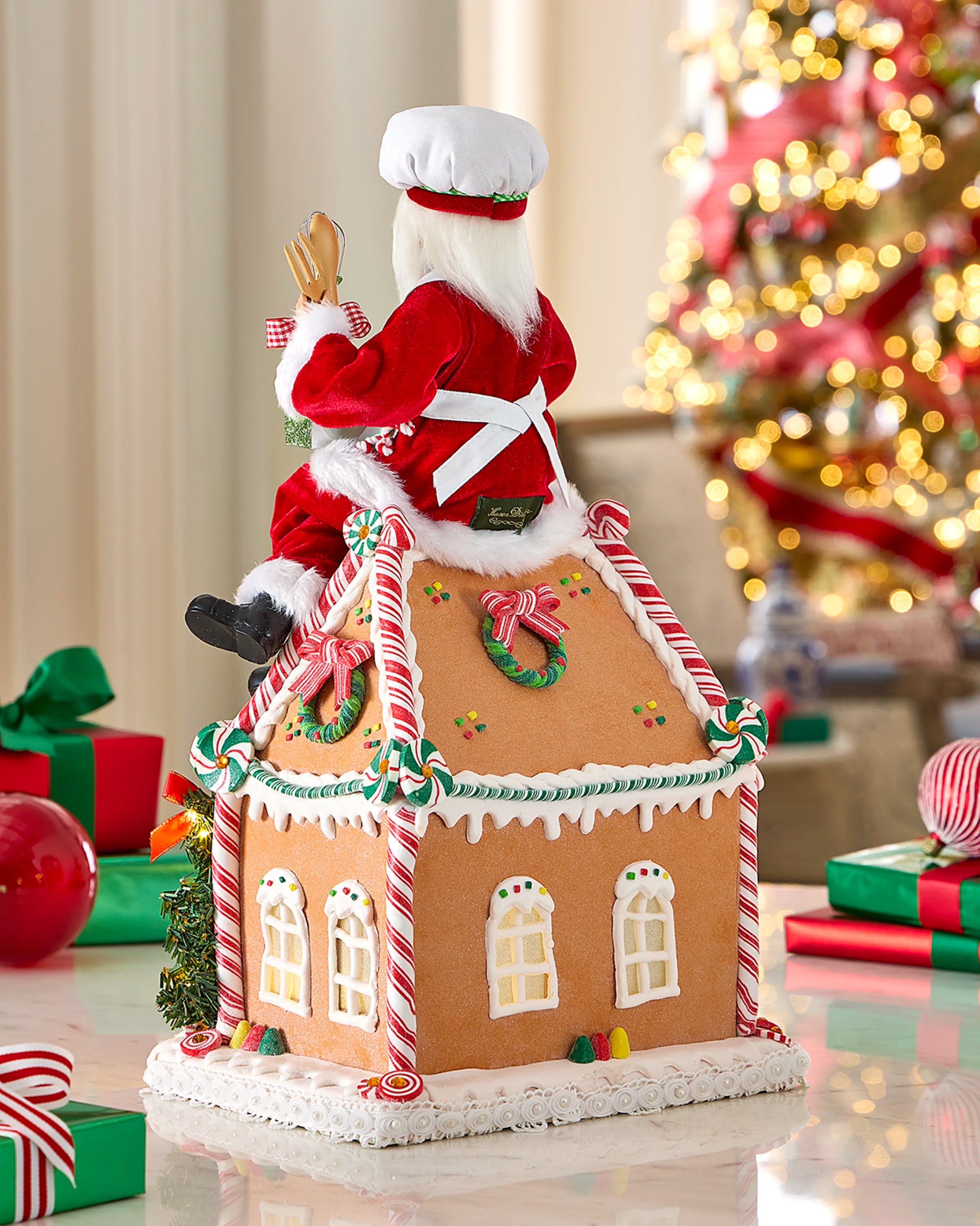 Lighted Homemade Goodies Gingerbread House