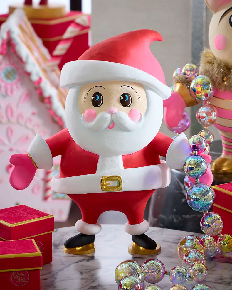 Glitterville Baby Papa Noel Tabletop Figure