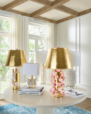 Buble 31" Table Lamp with Gold Shade