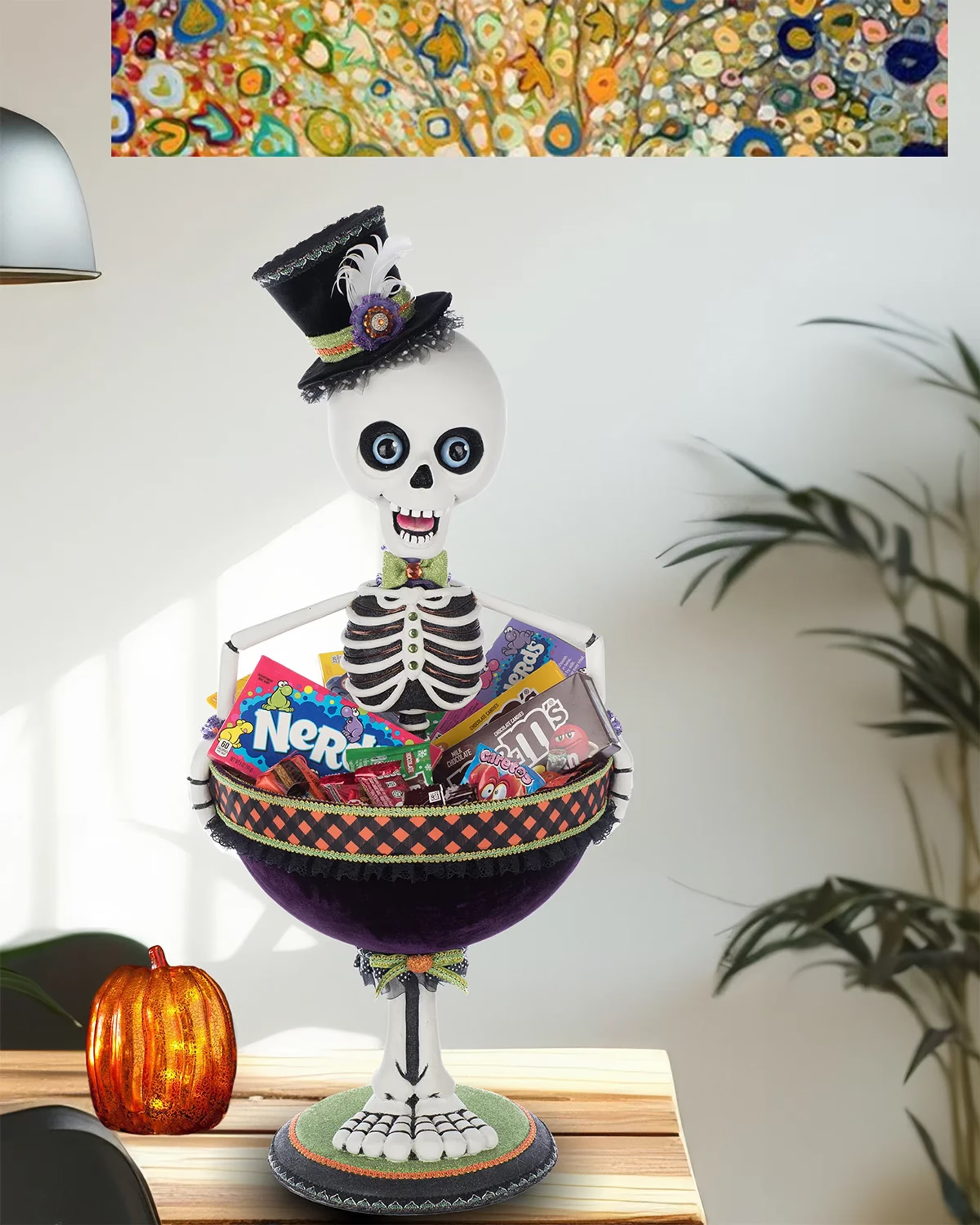 Billy Bones Thorton Halloween Candy Bowl