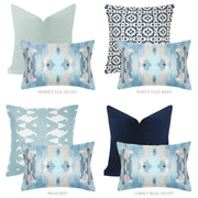 Ocean Breeze Lumbar Pillow, 14" x 20"