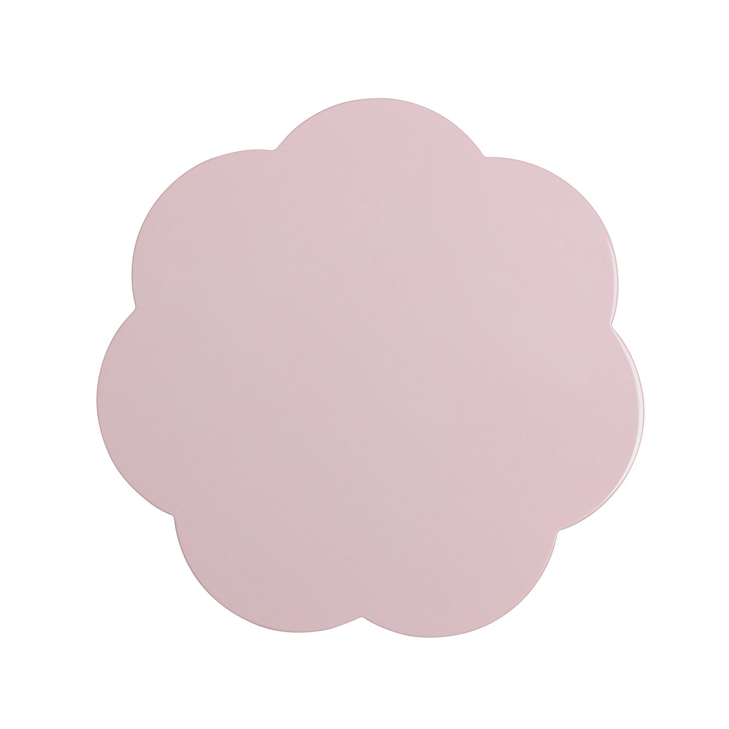 Pale Pink Lacquer Placemats, Set of 4