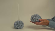 Hydrangea Flower Bud Vases/Taper Candle Holders Set