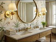 Mallory Gold Leaf Wall Sconce