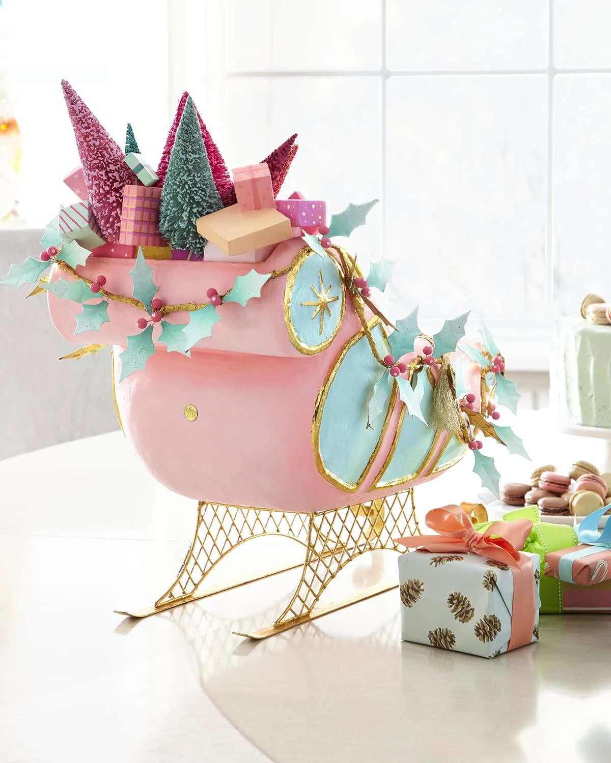 Glitterville Parisian Sleigh Tabletop