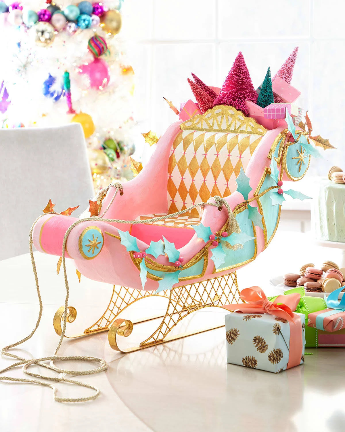 Glitterville Parisian Sleigh Tabletop