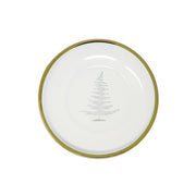 Vetro Gold Etched Tree Plate