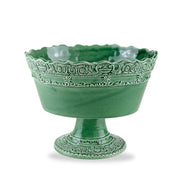 Renaissance Stemmed Fruit Bowl, Green
