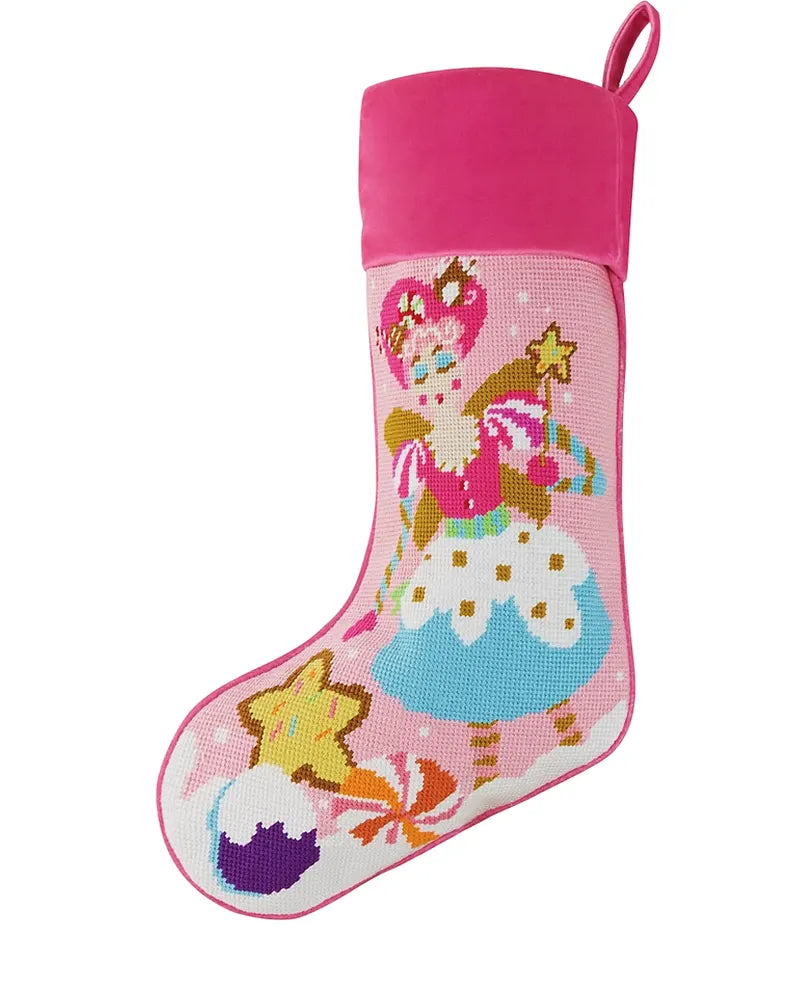 Sugar Plum Needlepoint Stocking