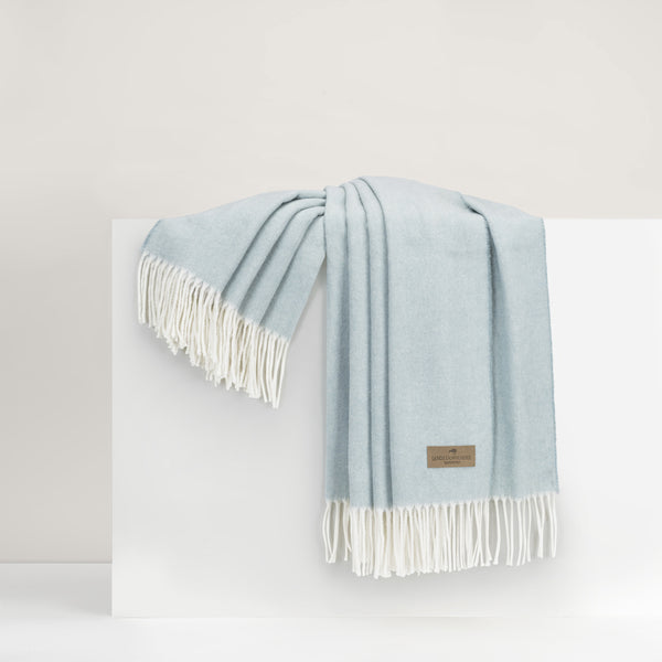 Glacier Italian Herringbone Throw