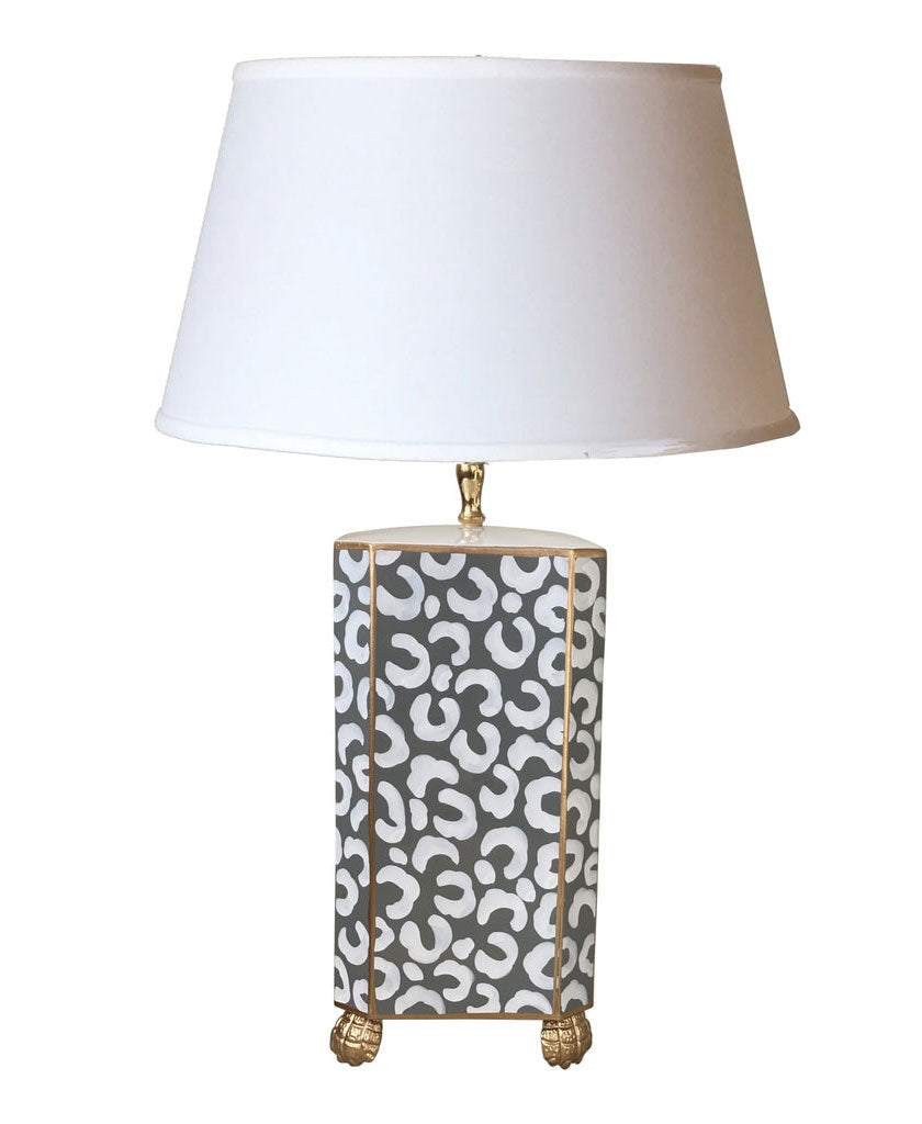 Dana Gibson Grey Leo Table Lamp