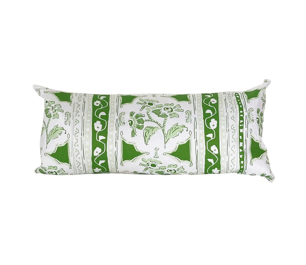 Dana Gibson Toliver in Green Lumbar Pillow