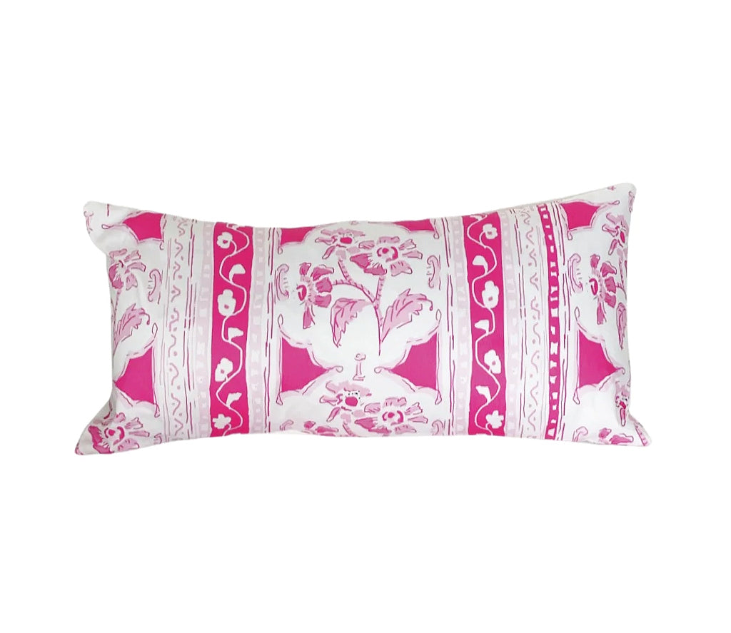 Dana Gibson Toliver in Pink Lumbar Pillow