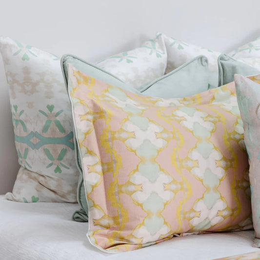Laura Park Parisian Aqua Pillow