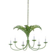 Wildwood Royal Palm Chandelier - Green