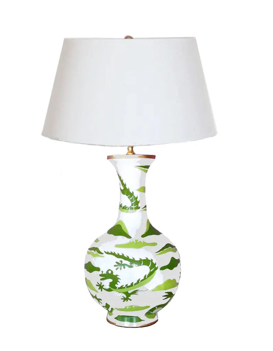 Dana Gibson Dragon Lamp