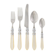 Vietri Aladdin Brilliant Five-Piece Place Setting, Ivory