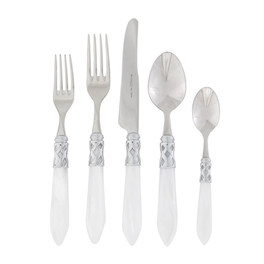 Vietri Aladdin Brilliant Five-Piece Place Setting, White
