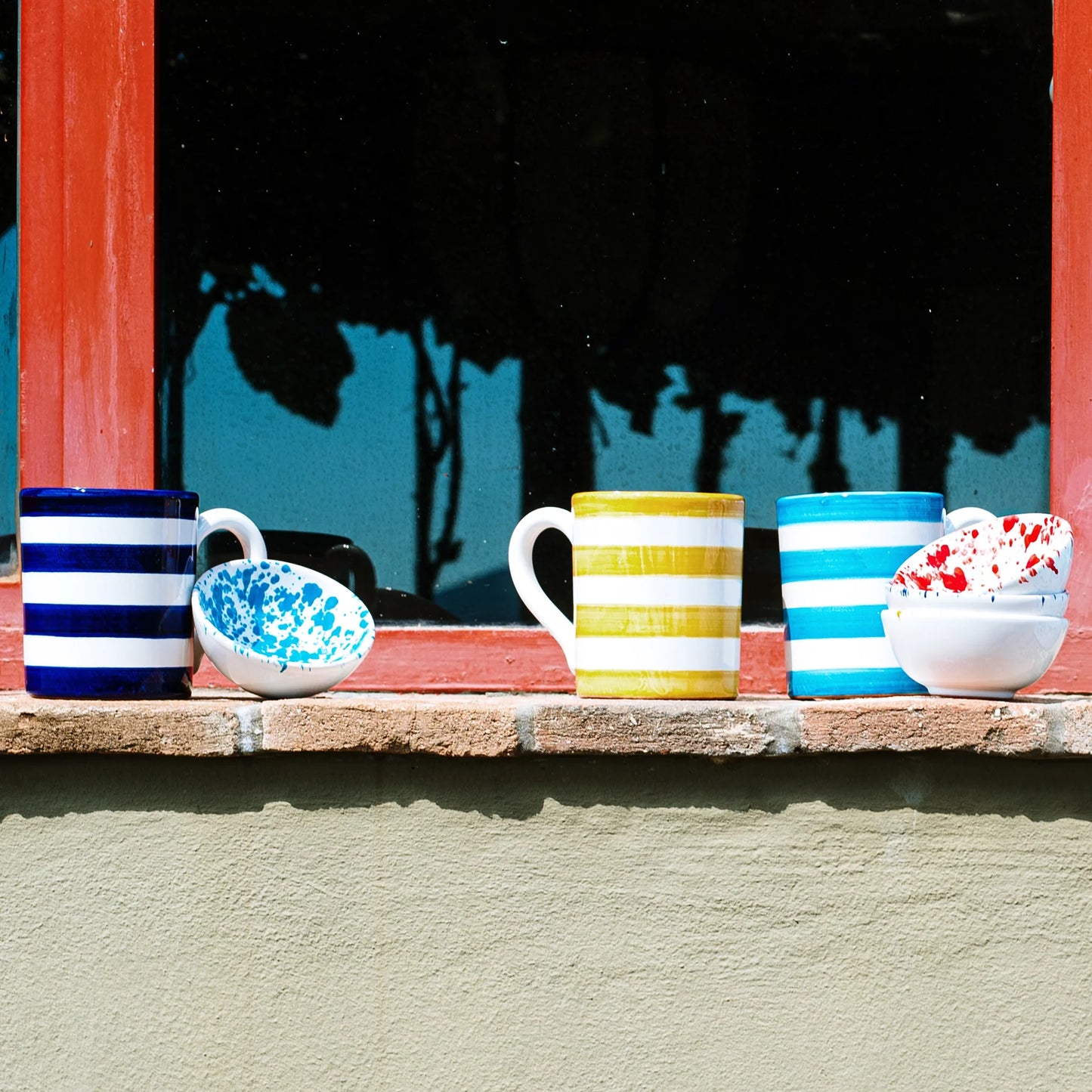 Vietri Amalfitana Stripe Mug